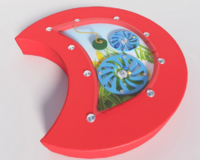 Настенный игровой модуль в виде части гусеницы с весами - fgospostavki.ru - Казань