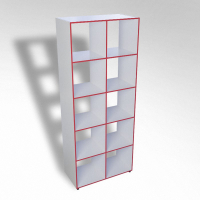 Шкаф открытый многосекционный ТР10 ЛДСП  - fgospostavki.ru - Казань