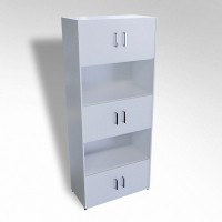 Шкаф широкий полуоткрытый ТР4 ЛДСП  - fgospostavki.ru - Казань