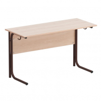 Стол ученический двухместный на круглой трубе - fgospostavki.ru - Казань