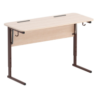 Стол ученический двухместный с наклоном столешницы (0-22°) на прямоугольной трубе - fgospostavki.ru - Казань