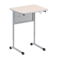 Стол ученический одноместный с перфорированной панелью - fgospostavki.ru - Казань