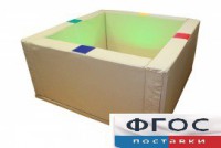 Сухой бассейн интерактивный с кнопками-переключателями (217х217х66 сантиметров) - fgospostavki.ru - Казань