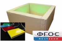 Сухой бассейн вибромузыкальный с клавишами управления (150х150х66 сантиметров) - fgospostavki.ru - Казань