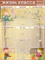 Стенд "Жизнь класса" Вариант 1 - fgospostavki.ru - Казань