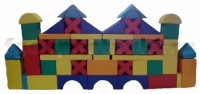 Мягкий модуль-конструктор "Замок" (52 элемента) - fgospostavki.ru - Казань