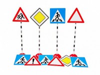 Комплект стоек с дорожными знаками №2 - fgospostavki.ru - Казань