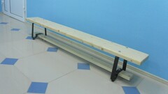 Скамейка гимнастическая (металлические ножки) (1,5 м)  - fgospostavki.ru - Казань