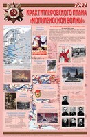 Плакат "Великая Отечественная война: Крах гитлеровского плана «молниеносной войны» " - fgospostavki.ru - Казань