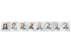 Стенд-лента "Выдающиеся ученые-историки" - fgospostavki.ru - Казань