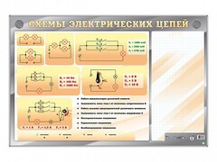 Электрифицированный стенд "Схемы электрических цепей" с маркерными полями - fgospostavki.ru - Казань