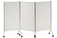 Ширма медицинская из нержавеющей стали на колесах 3 секции - fgospostavki.ru - Казань