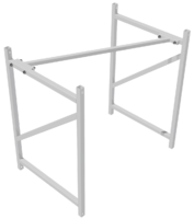 Ферма баскетбольная для щита из оргстекла (1,2х0,9 метра), вынос 0,5 метра - fgospostavki.ru - Казань