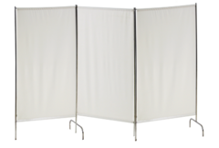 Ширма медицинская из нержавеющей стали без колес 3 секции - fgospostavki.ru - Казань