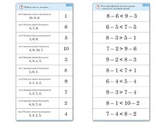 Комплект карточек (10) "Обучающий калейдоскоп. Больше, меньше, равно" - fgospostavki.ru - Казань