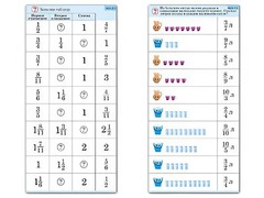 Комплект карточек (10) "Обучающий калейдоскоп. Дроби" - fgospostavki.ru - Казань