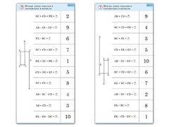 Комплект карточек (10) "Обучающий калейдоскоп. Сложение и вычитание в пределах 10" - fgospostavki.ru - Казань