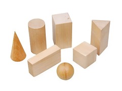 Набор "Тела геометрические" (деревянные) - fgospostavki.ru - Казань