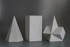 Набор гипсовых геометрических тел (15 штук) - fgospostavki.ru - Казань