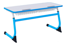 Парта SMARTY двухместная регулируемая по высоте с антивандальной кромкой - fgospostavki.ru - Казань