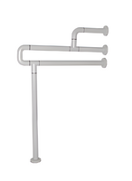 Поручень напольно-настенный с антибактериальным покрытием (белый) - fgospostavki.ru - Казань