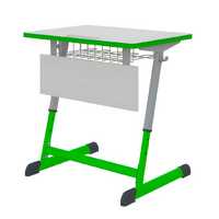 Парта NOMAD одноместная регулируемая по высоте с антивандальной кромкой - fgospostavki.ru - Казань
