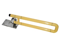 Поручень откидной с антибактериальным покрытием (желтый) - fgospostavki.ru - Казань