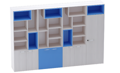 Комплект шкафов Smarty  для кабинета - fgospostavki.ru - Казань