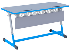 Парта NOMAD двухместная регулируемая по высоте с антивандальной кромкой - fgospostavki.ru - Казань