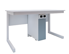 Стол ученический для кабинета физики/биологии двухместный - fgospostavki.ru - Казань