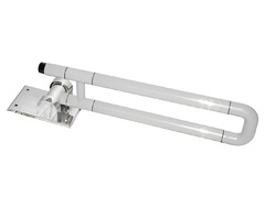 Поручень откидной с антибактериальным покрытием (белый) - fgospostavki.ru - Казань