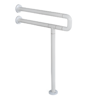 Поручень напольно-настенный с антибактериальным покрытием (белый) - fgospostavki.ru - Казань