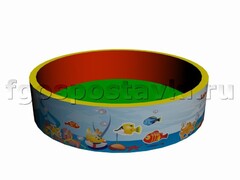 Сухой бассейн круглый с шелкографией - fgospostavki.ru - Казань