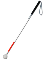 Трость телескопическая графитовая с вращающимся наконечником в виде шара - fgospostavki.ru - Казань