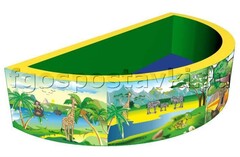 Сухой бассейн полукруглый с шелкографией - fgospostavki.ru - Казань