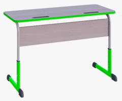 Парта SMARTY KEY двухместная регулируемая по высоте с антивандальной кромкой - fgospostavki.ru - Казань