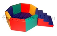 Сухой бассейн восьмигранный с лесенкой - fgospostavki.ru - Казань