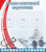Стенд "Нормы физической подготовки" Вариант 2 - fgospostavki.ru - Казань