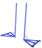 Стойка для бадминтона передвижная без противовеса (без сетки, 2 штуки) - fgospostavki.ru - Казань