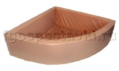 Сухой бассейн угловой полукруглый (без рисунка) - fgospostavki.ru - Казань
