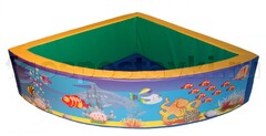 Сухой бассейн угловой полукруглый с шелкографией - fgospostavki.ru - Казань