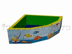 Сухой бассейн угловой с шелкографией - fgospostavki.ru - Казань