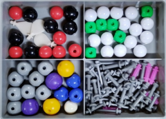 Комплект моделей атомов для составления моделей молекул со стержнями лабораторный - fgospostavki.ru - Казань