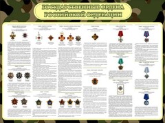 Стенд "Государственные ордена РФ" - fgospostavki.ru - Казань