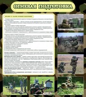 Стенд "Огневая подготовка" Вариант 2 - fgospostavki.ru - Казань