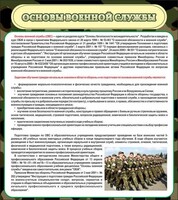 Стенд "Основы военной службы" - fgospostavki.ru - Казань