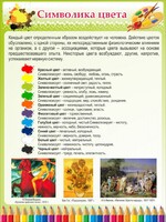 Стенд "Символика цвета" - fgospostavki.ru - Казань