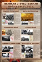 Стенд "Великая Отечественная война" (битвы) - fgospostavki.ru - Казань