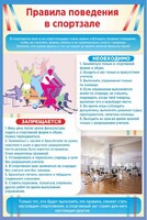 Стенд "Правила поведения в спортзале №1" - fgospostavki.ru - Казань