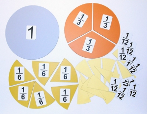 Набор магнитных карточек "Доли и дроби - 3" - fgospostavki.ru - Казань